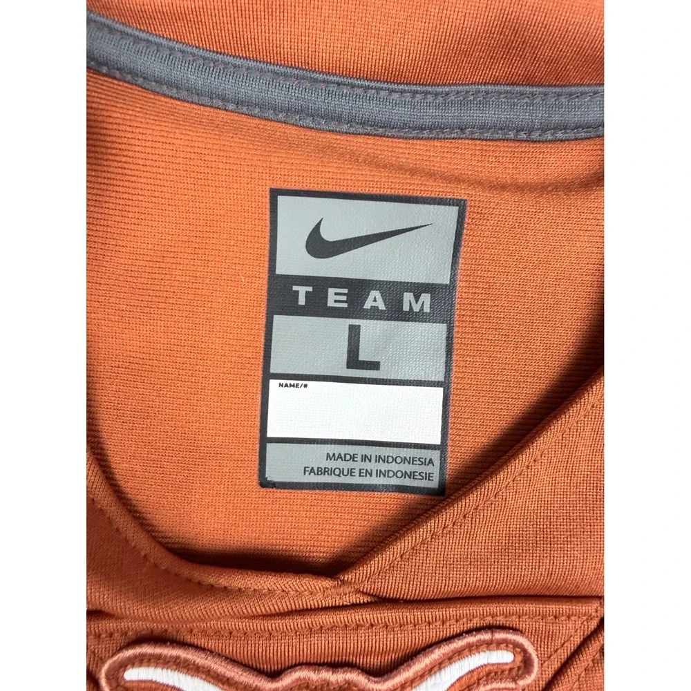 Nike Texas Longhorns Football Jersey Burnt Orange Number 1 Kids Large NCAA UT